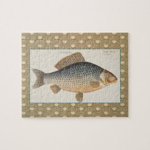 Karpfenfisch Fischmalerei Süßwasserzeichnung  Puzzle
