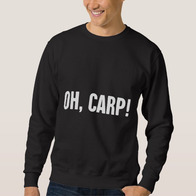 Karpfenfisch für den Karpfenfang Sweatshirt (Vorderseite)