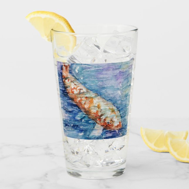 Karpfenfisch Glas (Vorderseite Ice)