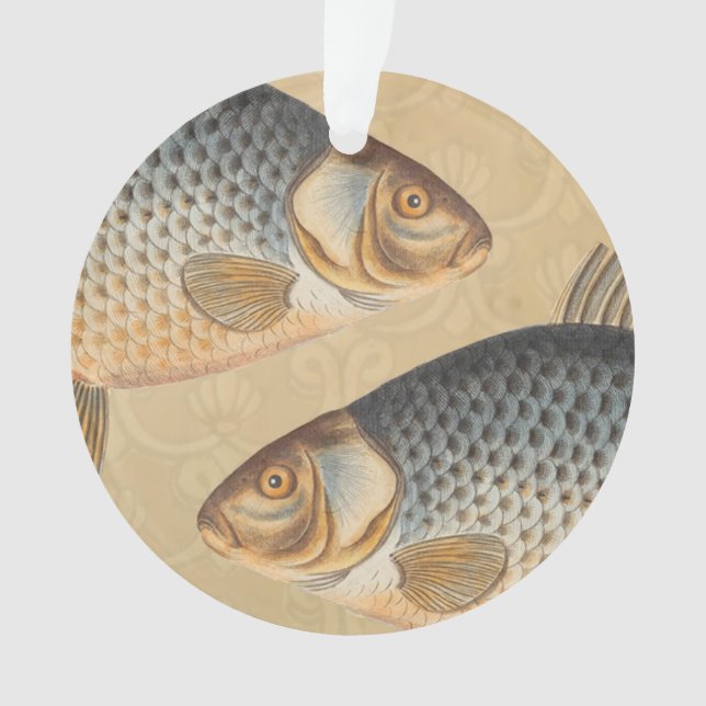 Karpfenfisch, Süßwasser anstrichen Ornament (Vorderseite)