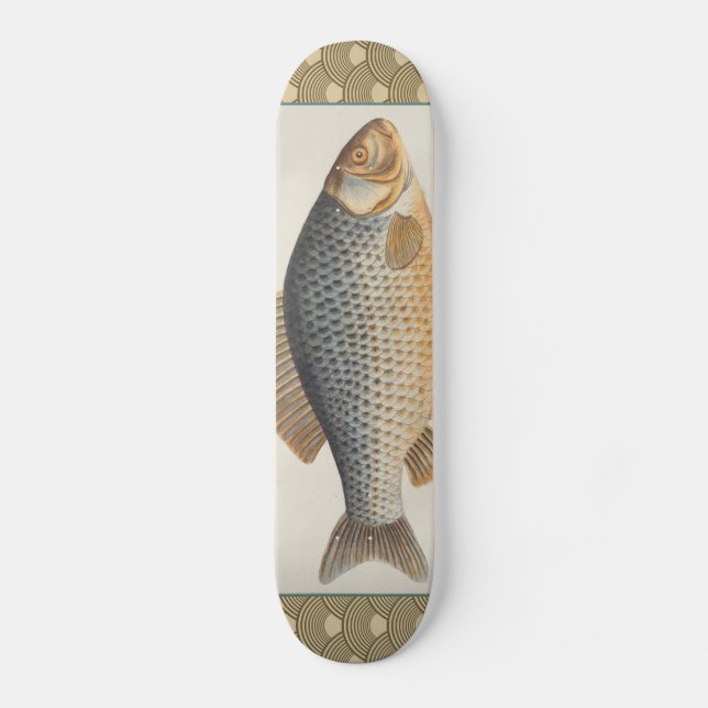 Karpfenfisch, Süßwasser anstrichen Skateboard (Vorderseite)