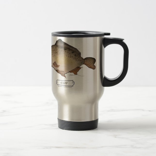 Karpfenfische, tony fernandes reisebecher (Rechts)