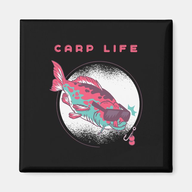 Karpfenfischerei Magnet (Vorne)