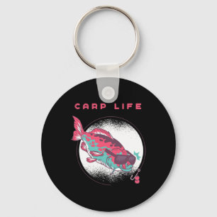 Karpfenfischerei Schlüsselanhänger