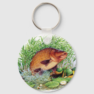 Karpfenfischerei Schlüsselanhänger