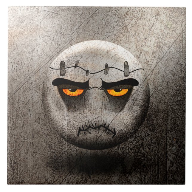 Karreau Frankenmoji Vintage Fliese (Vorderseite)