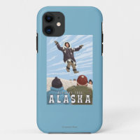 Karren, Alaska-Decken-Wurf-Vintage Reise