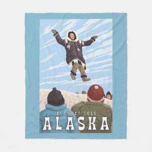 Karren, Alaska-Decken-Wurf-Vintage Reise Fleecedecke