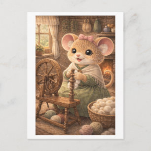 Karriere-Maus als Spinner Postkarte