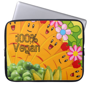 Karrosen-Karotten, 100 % Vegan Laptopschutzhülle