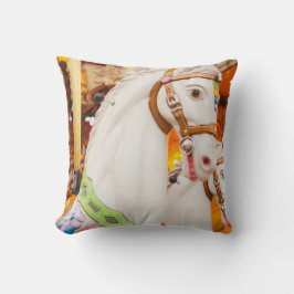 Karrouselpferde Vintag Gelbwurzel Kissen