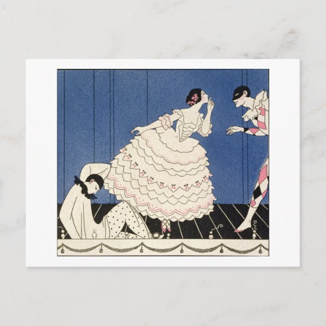 Karsavina, 1914 (pochoir print) postkarte (Vorderseite)