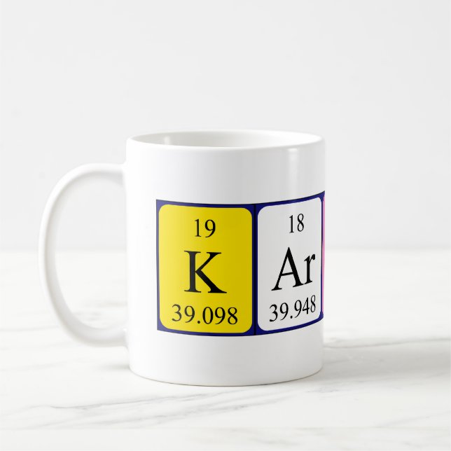 Karson Periodenname Tasse (Links)