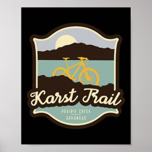 Karst Trail - Prairie Creek, Arkansas Poster