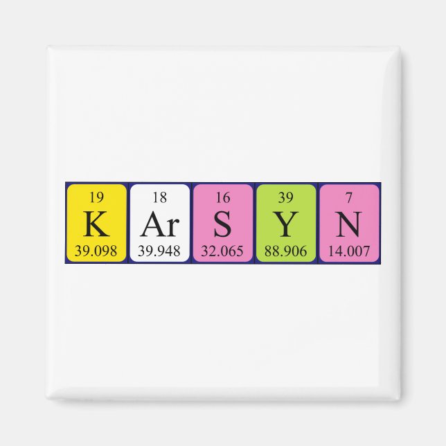 Karsyn Periodenmagnet Magnet (Vorne)