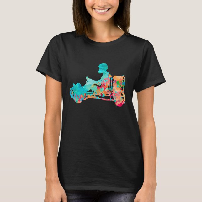 Kart Driver - PopArt Style T-Shirt (Vorderseite)