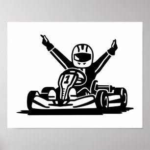 Kart-Gewinner Poster