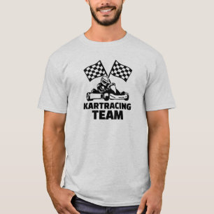 Kart laufendes Team T-Shirt