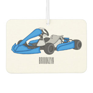 Kart racing Cartoon Illustration Autolufterfrischer