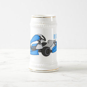 Kart racing Cartoon Illustration Bierglas