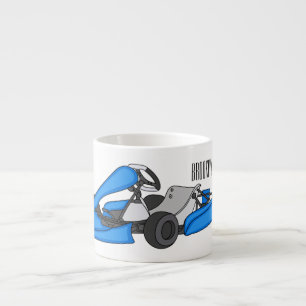 Kart racing Cartoon Illustration Espressotasse