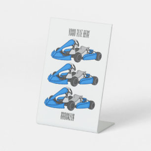 Kart racing Cartoon Illustration Sockelschild