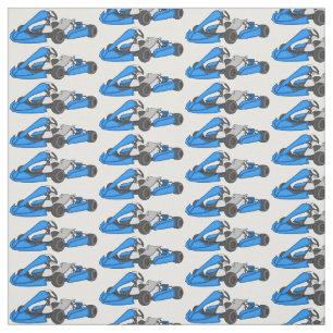Kart racing Cartoon Illustration Stoff