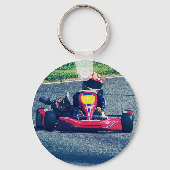 Kart Racing Schlüsselanhänger (Vorderseite)