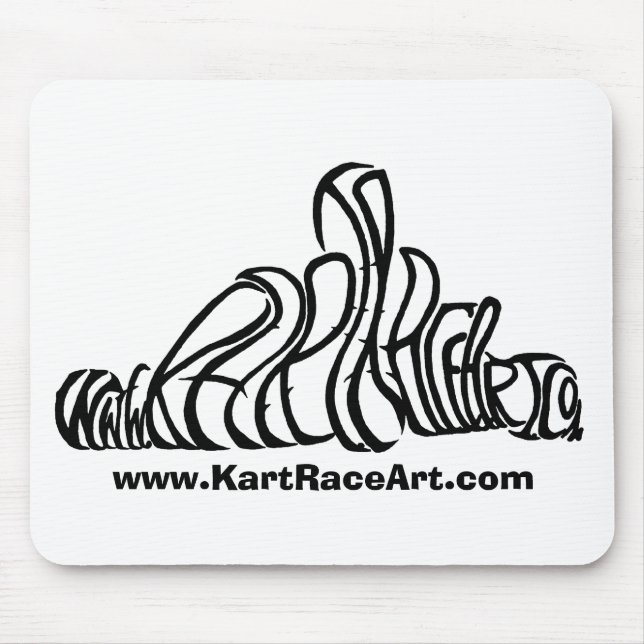 Kart Rennen-Kunst MousePad (Vorne)