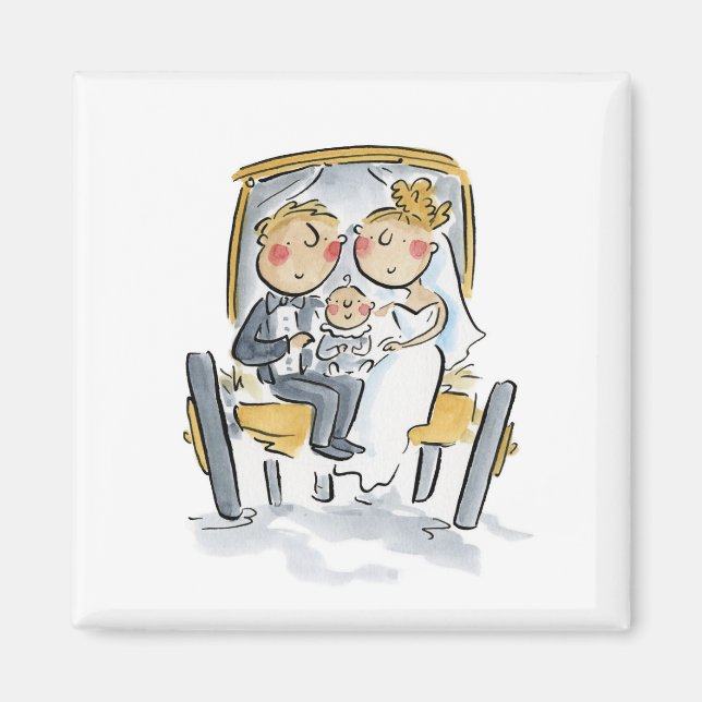 Kart vor dem Pferd Magnet (Vorne)