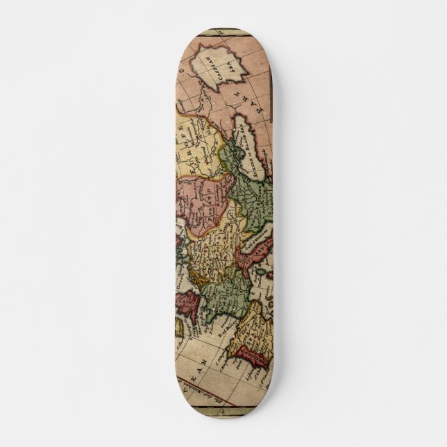 Karte 1721 von Europa Skateboard (Vorne)