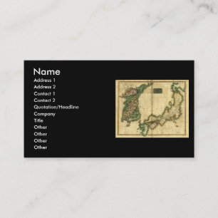 Karte 1815 von Korea und von Japan