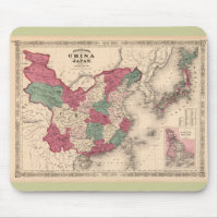 Karte 1868 - Johnsons China und Japan