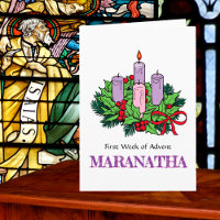 Karte #1 von 4 für Advent (Erste Woche: HOPE)