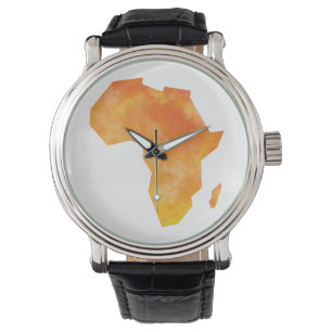 Karte Afrika Armbanduhr