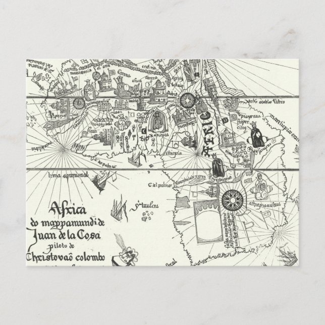 Karte Afrikas | 1500 (Vorderseite)