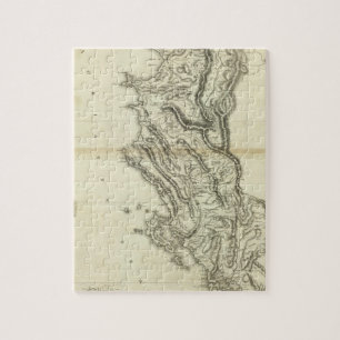 Karte Albaniens Puzzle