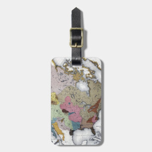 KARTE: AMERIKANISCHE UREINWOHNER 3 GEPÄCKANHÄNGER