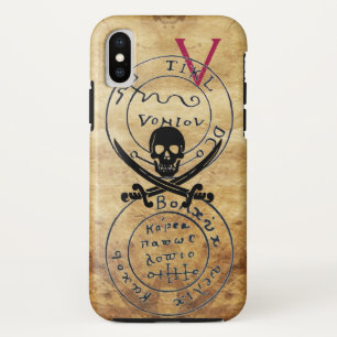 KARTE "ANTIQUE PIRATES", KARTE "SKULL" UND SCHWERT Case-Mate iPhone HÜLLE