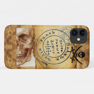 KARTE "ANTIQUE PIRATES", KARTE "SKULL" UND SCHWERT Case-Mate iPhone HÜLLE