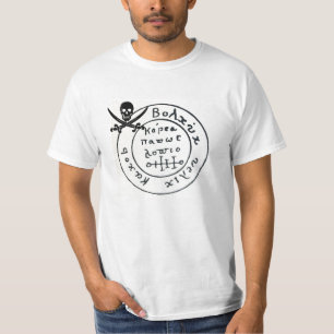 KARTE "ANTIQUE PIRATES", KARTE "SKULL" UND SCHWERT T-Shirt