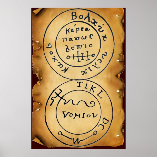 KARTE "ANTIQUE TALISMAN/PIRATES" POSTER (Vorne)