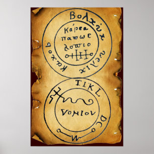 KARTE "ANTIQUE TALISMAN/PIRATES" POSTER