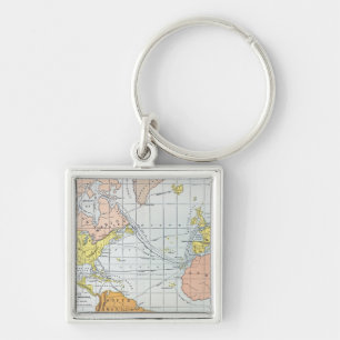 KARTE: ATLANTISCHE REISEN SCHLÜSSELANHÄNGER