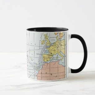 KARTE: ATLANTISCHE REISEN TASSE