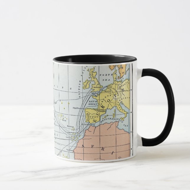 KARTE: ATLANTISCHE REISEN TASSE (Rechts)