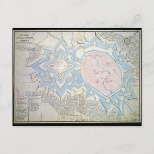 Karte aus dem 17. Jahrhundert Coesfeld Ludgerusbur