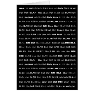 Karte aus dem langen Leiden