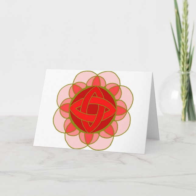 Karte "Balancing the Root Chakra" (Vorderseite)