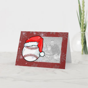 Karte - Baseball Weihnachten
